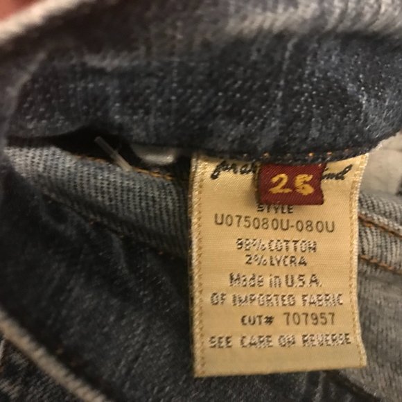 7 For All Mankind Women's Blue Boot Cut Jeans - Picture 8 of 8